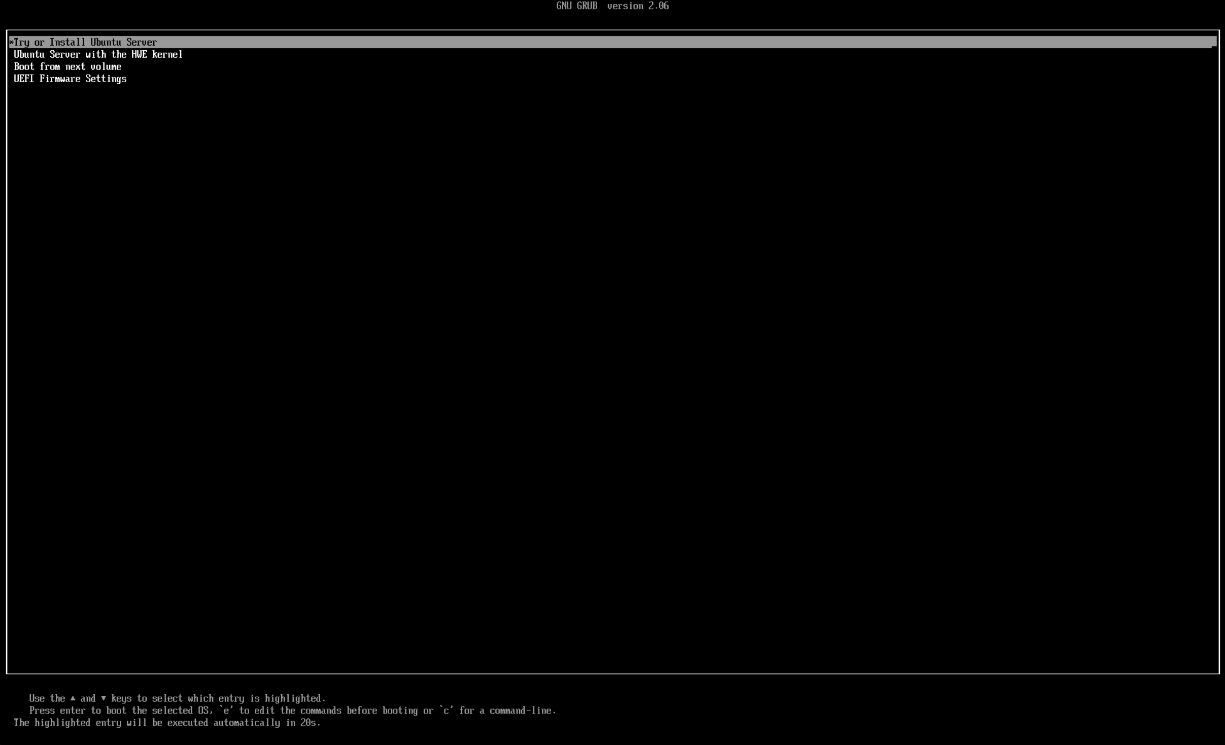 Ubuntu 설치 시작